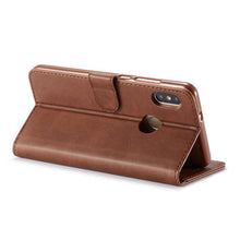 Load image into Gallery viewer, PU Leather Cover with RFID Blocking Card Holder Magnetic Clasp Folio Case For Xiaomi Redmi Note 5 Case Leather Wallet Luxury Cover Redmi Note 5 Pro 10 Pro 10s 9S 9 8 7 4 9T 10 5G 11 Case Flip Cover
