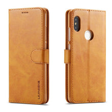 Load image into Gallery viewer, PU Leather Cover with RFID Blocking Card Holder Magnetic Clasp Folio Case For Xiaomi Redmi Note 5 Case Leather Wallet Luxury Cover Redmi Note 5 Pro 10 Pro 10s 9S 9 8 7 4 9T 10 5G 11 Case Flip Cover