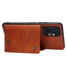 Load image into Gallery viewer, PU Leather Flip Case For Xiaomi Redmi Note 11 11S 10 9 8 9s 9T Mi 12 10T 11T POCO X3 GT X4 Pro F3 Wallet Card Slot Holder Cover Genuine Leather Magnetic Card Holder Folio Cover