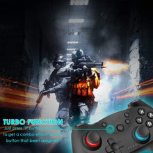Load image into Gallery viewer, Pure Black Wireless Bluetooth Joystick Gamepad Controller Compatible With PC Laptop Monitor Smart TV