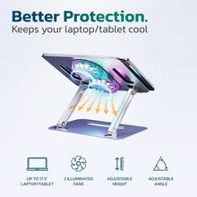 Load image into Gallery viewer, Purely C50 Laptop Cooling Adjustable Stand with Fans