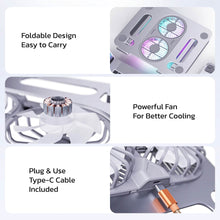 Load image into Gallery viewer, Purely C50 Laptop Cooling Adjustable Stand with Fans