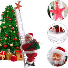 Load image into Gallery viewer, Puroregno Electric Climbing Ladder Rope Santa Claus Doll