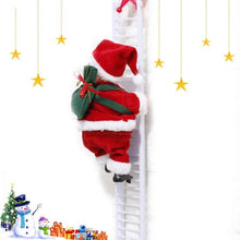 Load image into Gallery viewer, Puroregno Electric Climbing Ladder Rope Santa Claus Doll