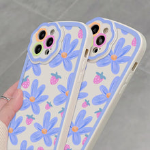 Load image into Gallery viewer, Purple Flower Phone Case For iPhone 11 Case iPhone 13 14 Pro Max iPhone 12 Phone Case iPhone11 iPhone14 Soft Back Cover Cute Pattern Soft iPhone Fashion Comfortable Grip Design & Aesthetic Floral Pattern iphone Case