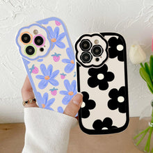 Load image into Gallery viewer, Purple Flower Phone Case For iPhone 11 Case iPhone 13 14 Pro Max iPhone 12 Phone Case iPhone11 iPhone14 Soft Back Cover Cute Pattern Soft iPhone Fashion Comfortable Grip Design & Aesthetic Floral Pattern iphone Case