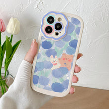 Load image into Gallery viewer, Purple Flower Phone Case For iPhone 11 Case iPhone 13 14 Pro Max iPhone 12 Phone Case iPhone11 iPhone14 Soft Back Cover Cute Pattern Soft iPhone Fashion Comfortable Grip Design & Aesthetic Floral Pattern iphone Case