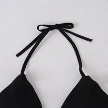 Load image into Gallery viewer, Push Up Bikini Set Swimsuits High Waist Swimwear Women Ribbed Bathing Suits Brazilian Bikinis Swimsuit for Women Bottom Triangle Bikinis Top Bathing Suit