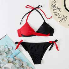 Load image into Gallery viewer, Push Up Bikinis 2022 New Swimwear Women's Bikini Swimsuits Floral Printed Bathing Suits for Women 2 Piece Bikini Women Floral Print Bikini Sets Swimsuit Beach Wear Bathing Suit Female Two Pieces