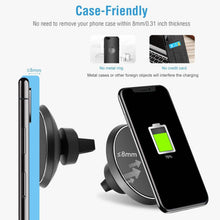 Load image into Gallery viewer, Qi Wireless Magnetic Car Charger