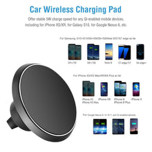 Load image into Gallery viewer, Qi Wireless Magnetic Car Charger