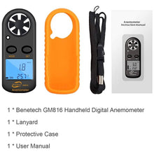 Load image into Gallery viewer, Qotone GM816 Digital Anemometer Wind-Speed Gauge Meter