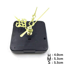 Load image into Gallery viewer, Quartz Clock Repair Movement Hands For Silent Large Wall Clock Non-Ticking Hands Quartz Wall Clock Movement Mechanism Repair Parts Replacement with 3 Different Pairs of Hands Repair Clock Mechanism Parts