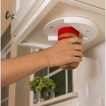 Load image into Gallery viewer, Quick Unique Design V-Shape Multi-function Lid Jar Opener Under Cabinet Professional Cans Fits Any Sizes Useful Kitchen Gadget
