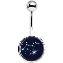 Load image into Gallery viewer, Zodiac Constellation Leo Belly Ring