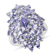 Load image into Gallery viewer, 5.27 Carat Genuine Tanzanite .925 Sterling Silver Ring