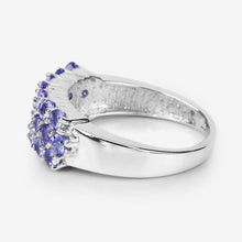 Load image into Gallery viewer, 1.54 Carat Genuine Tanzanite .925 Sterling Silver Ring