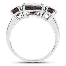Load image into Gallery viewer, 5.01 Carat Genuine Garnet .925 Sterling Silver Ring