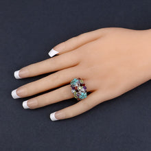 Load image into Gallery viewer, 4.03 Carat Genuine Multi Stones .925 Sterling Silver Ring
