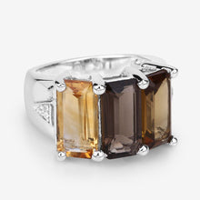 Load image into Gallery viewer, 8.17 Carat Genuine Multi Stones .925 Sterling Silver Ring