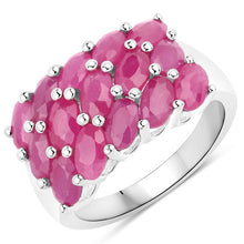Load image into Gallery viewer, 4.05 Carat Genuine Ruby .925 Sterling Silver Ring