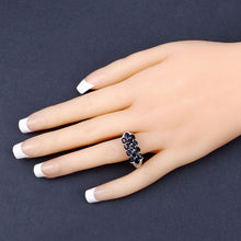 Load image into Gallery viewer, 2.60 Carat Genuine Blue Sapphire .925 Sterling Silver Ring