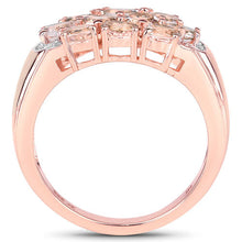 Load image into Gallery viewer, 1.50 Carat Genuine Morganite .925 Sterling Silver Ring