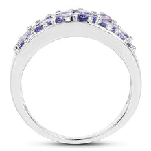 Load image into Gallery viewer, 2.04 Carat Genuine Tanzanite .925 Sterling Silver Ring