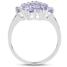 Load image into Gallery viewer, 1.70 Carat Genuine Tanzanite .925 Sterling Silver Ring