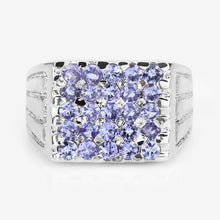 Load image into Gallery viewer, 1.75 Carat Genuine Tanzanite .925 Sterling Silver Ring