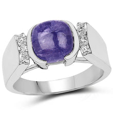 Load image into Gallery viewer, 2.80 Carat Genuine Tanzanite .925 Sterling Silver Ring
