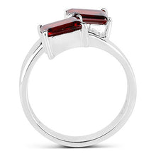 Load image into Gallery viewer, 2.40 Carat Genuine Garnet .925 Sterling Silver Ring