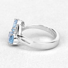 Load image into Gallery viewer, 2.55 Carat Genuine Blue Topaz .925 Sterling Silver Ring