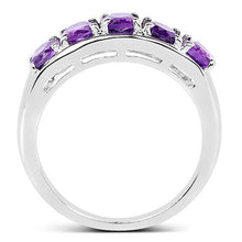Load image into Gallery viewer, 1.70 Carat Genuine Amethyst .925 Sterling Silver Ring