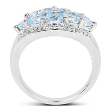 Load image into Gallery viewer, 2.50 Carat Genuine Blue Topaz .925 Sterling Silver Ring