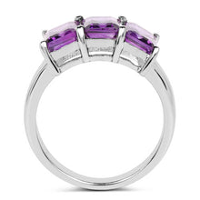 Load image into Gallery viewer, 2.85 Carat Genuine Amethyst .925 Sterling Silver Ring