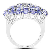 Load image into Gallery viewer, 5.93 Carat Genuine Tanzanite .925 Sterling Silver Ring