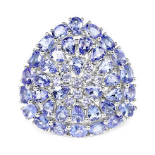 Load image into Gallery viewer, 5.93 Carat Genuine Tanzanite .925 Sterling Silver Ring