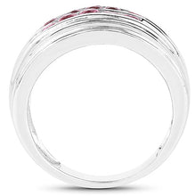 Load image into Gallery viewer, 1.00 Carat Genuine Pink Tourmaline .925 Sterling Silver Ring