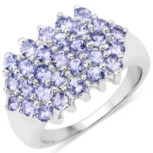 Load image into Gallery viewer, 2.03 Carat Genuine Tanzanite .925 Sterling Silver Ring
