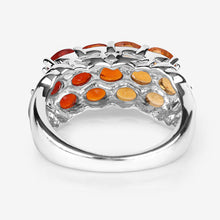 Load image into Gallery viewer, 1.56 Carat Genuine Fire Opal .925 Sterling Silver Ring