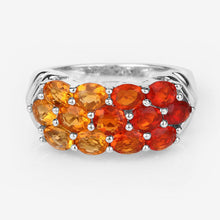 Load image into Gallery viewer, 1.56 Carat Genuine Fire Opal .925 Sterling Silver Ring