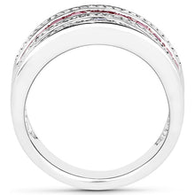 Load image into Gallery viewer, 3.36 Carat Genuine Multi Stones .925 Sterling Silver Ring