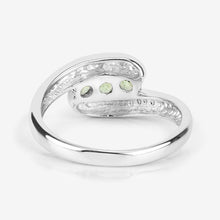 Load image into Gallery viewer, 0.56 Carat Genuine Peridot .925 Sterling Silver Ring
