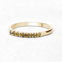 Load image into Gallery viewer, 0.22 Carat Genuine Dark Yellow Diamond 14K Yellow Gold Ring (I1-I2)
