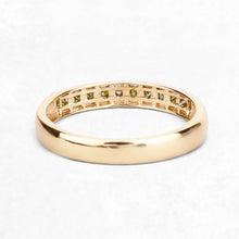 Load image into Gallery viewer, 0.27 Carat Genuine Yellow Diamond 14K Yellow Gold Ring (SI1-SI2)