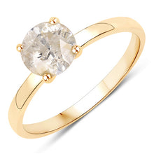 Load image into Gallery viewer, 1.25 Carat Genuine TLC Diamond 14K Yellow Gold Ring