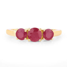 Load image into Gallery viewer, 1.15 Carat Genuine Ruby 14K Yellow Gold Ring