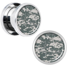 Load image into Gallery viewer, Digital Camo Print Steel Screw Fit Plug Set 00G
