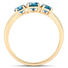 Load image into Gallery viewer, 1.03 Carat Genuine Blue Diamond 14K Yellow Gold Ring